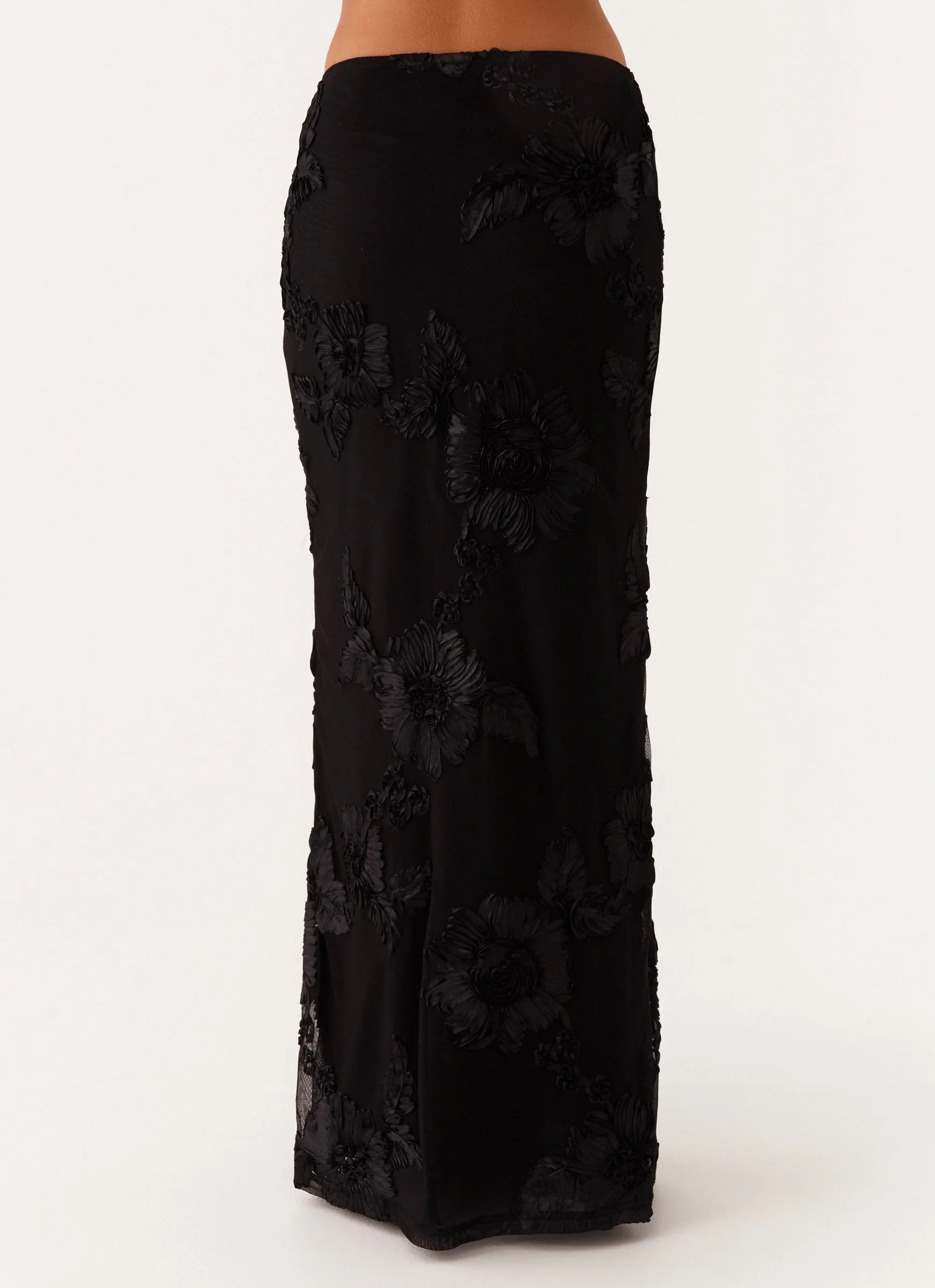 Radiate Maxi Skirt Black