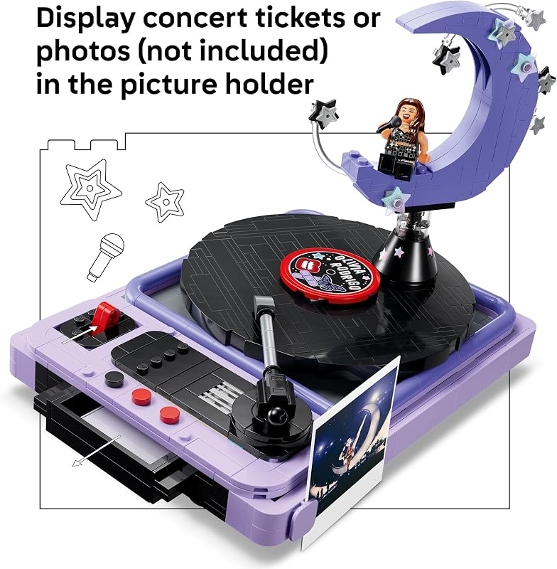 LEGO Editions Olivia Rodrigos Concert Moon 43029 Collectible Building Toy for Teens Ages 14 Olivia Rodrigo Minifigure Bedroom Decor 670 pieces Gift for Birthdays