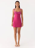 Marias Mini Dress Fuchsia