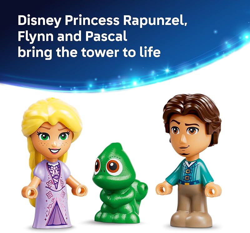 LEGO Disney Princess Rapunzels Mini Tower 43294 Building Toys for Girls Boys Ages 5 Princess Castle Playset Movie Character Figures 171 pieces Gift for Birthdays