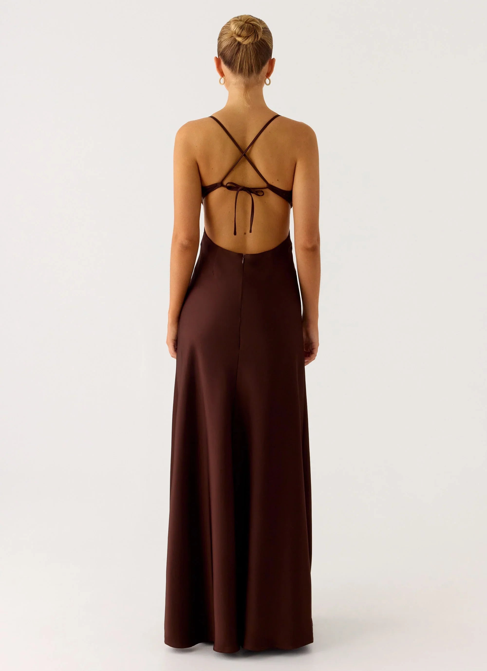 Joanie Maxi Dress Chocolate
