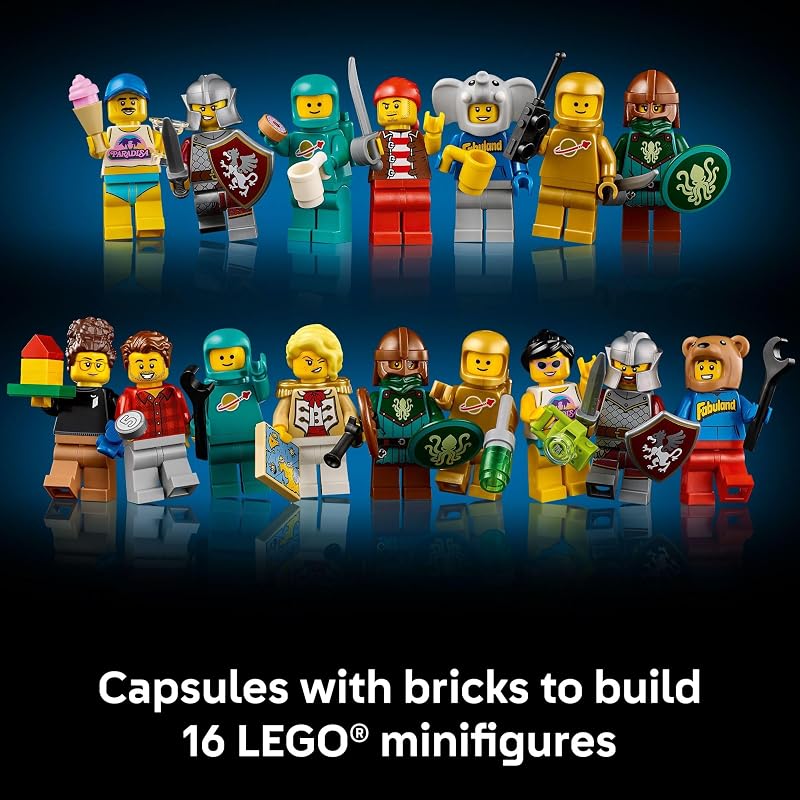 LEGO Ideas Minifigure Vending Machine Building Set for Adults Creative Office Decor or Home Book Shelf Display Capsule Dispensing Toy Nostalgic Gift for Men and Women 18 21358