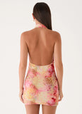 Jonna Mini Dress Botanic Cheetah