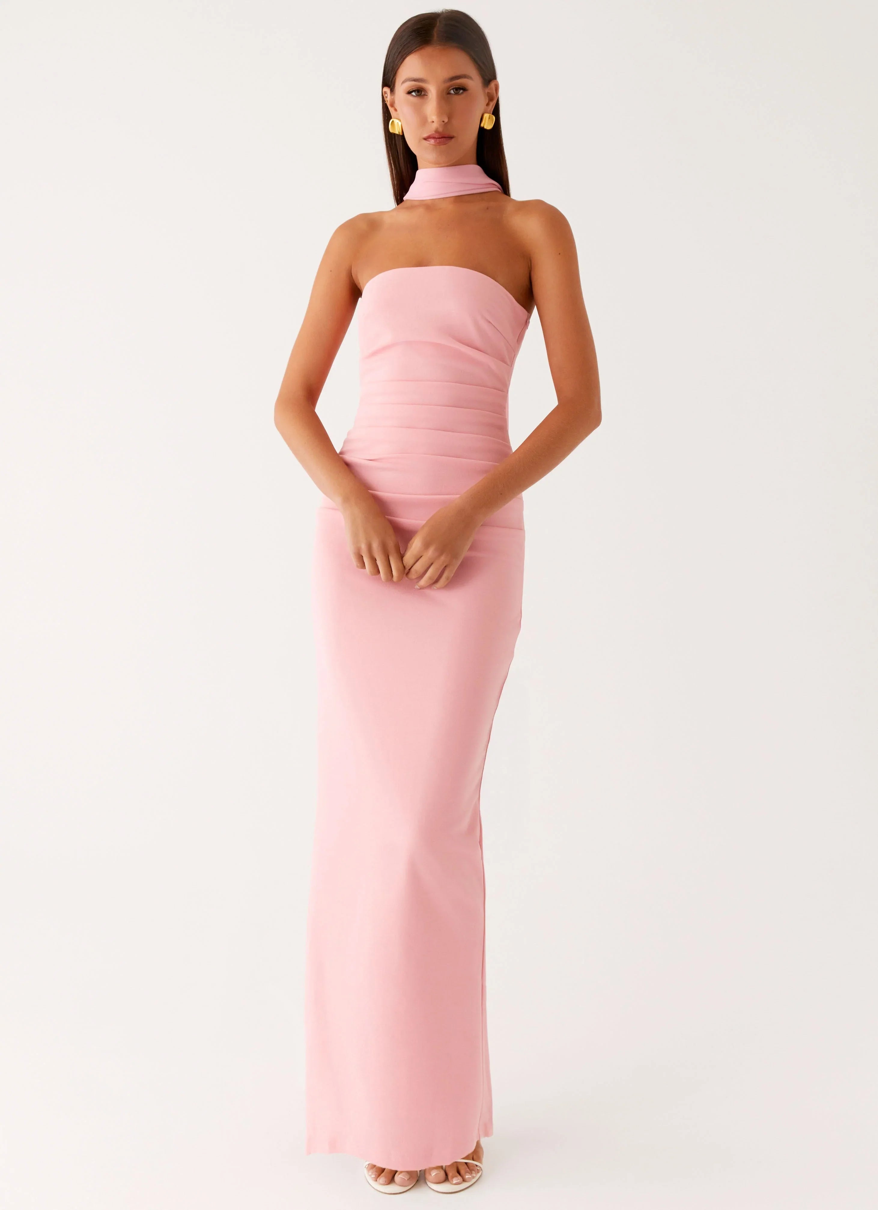 Libra Maxi Dress Pink