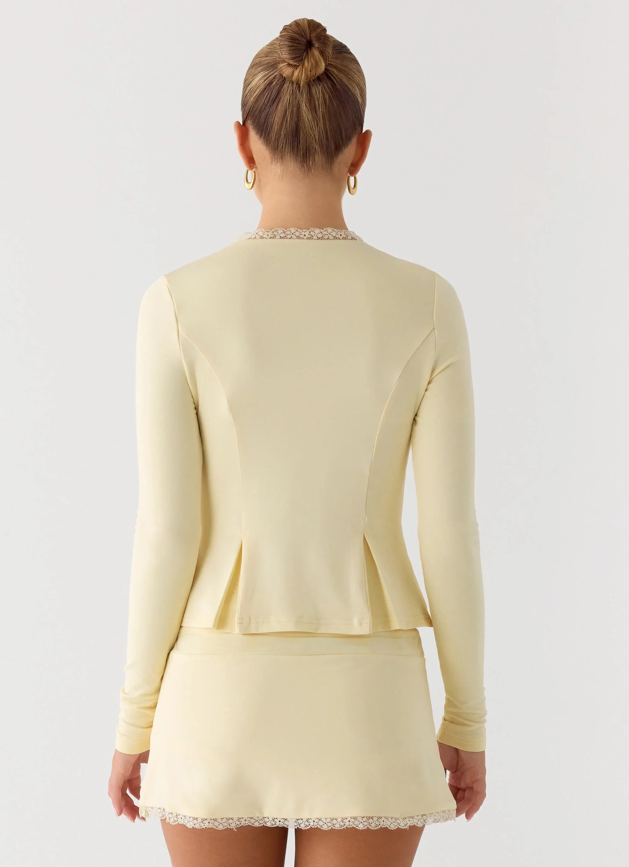 Landon Long Sleeve Top Butter Yellow