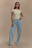 Kinsley Slinky Top With Hardware Ivory
