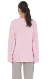Lucy Graphic Crewneck Shirt in Pink
