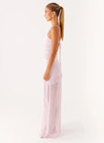 Jenni Ruffle Maxi Dress Pink