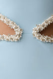 Nicole Embellished Cut Out Maxi Dress Pale Blue