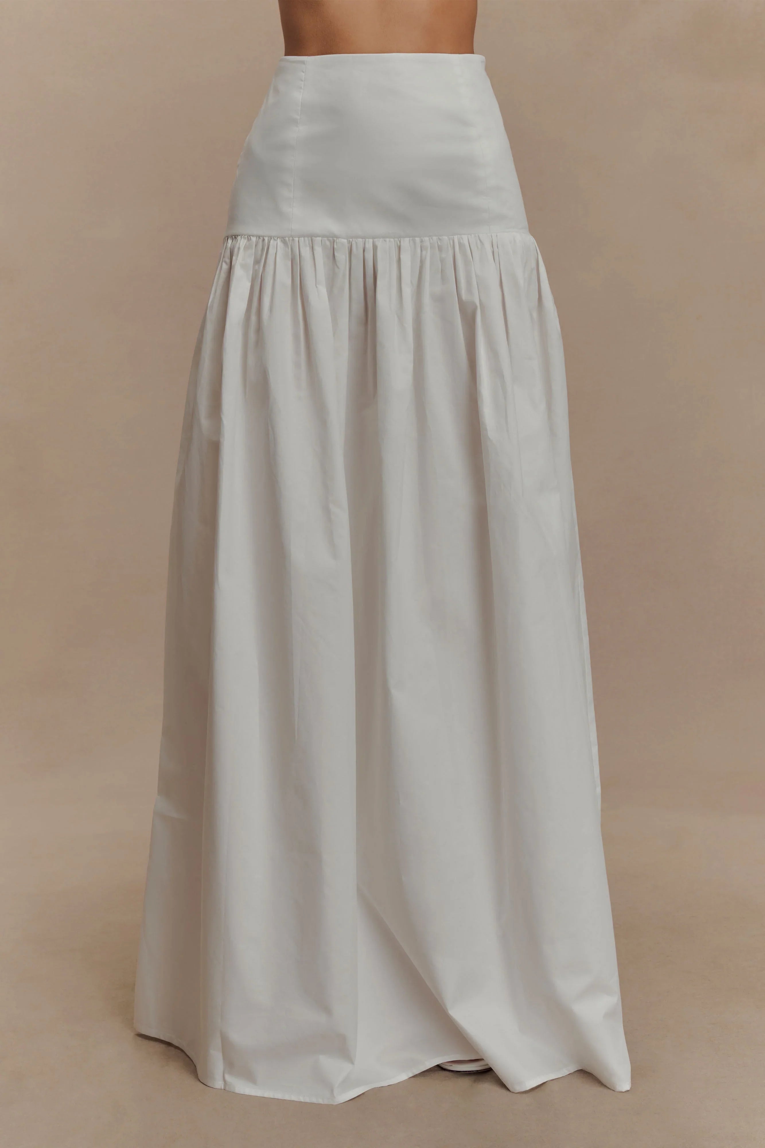 Autumn Maxi Skirt White