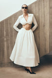 Greta Shirt Bra White