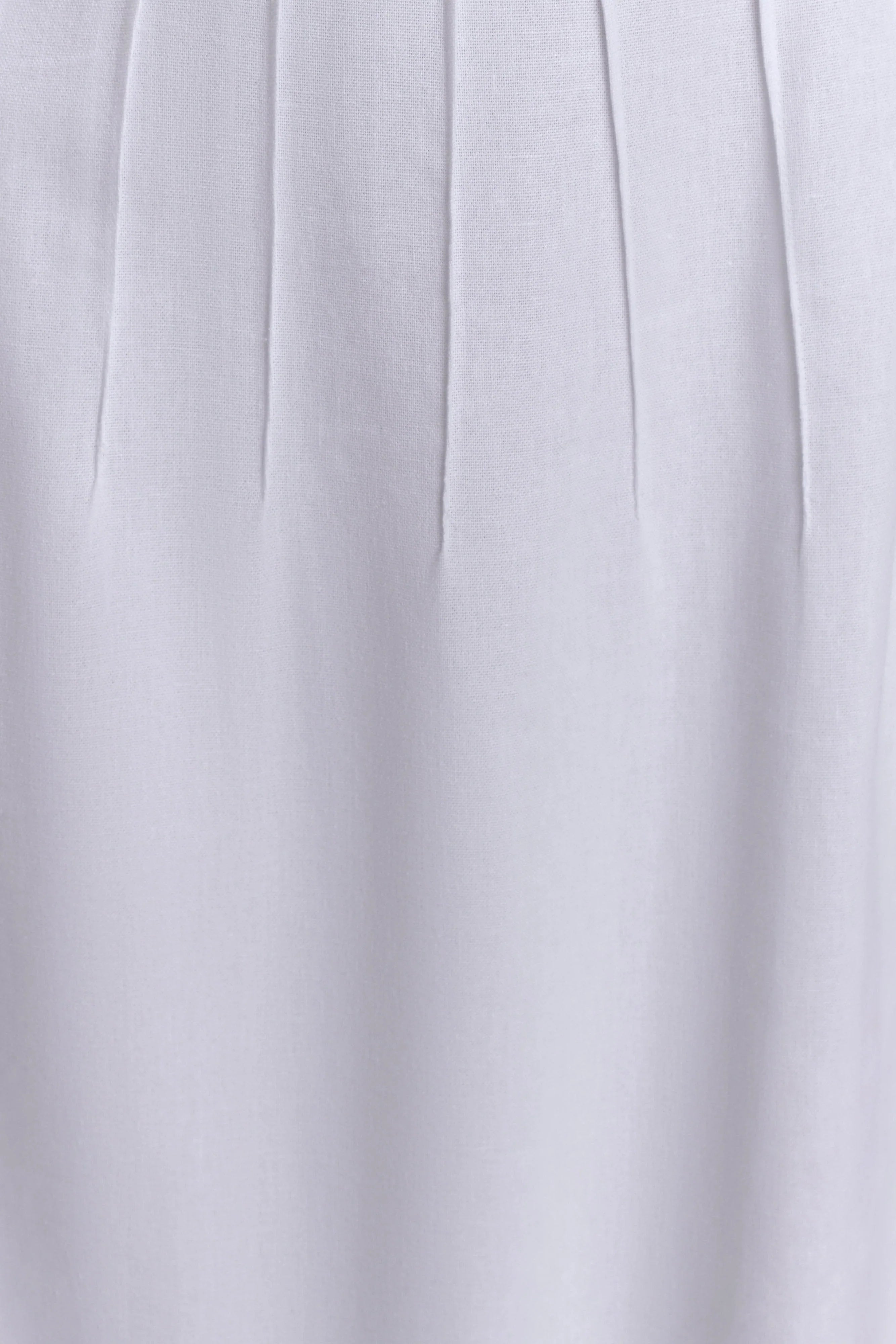 Sofie Pintuck Linen Maxi Dress White