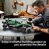 LEGO Technic Aston Martin Aramco AMR25 F1 Car Juego de construcción para adultos mayores de 18 años Kit de modelo de automóvil con características detalladas Decoración de dormitorio o