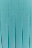 Jacqui Halter Knit Midi Dress Cyan Blue