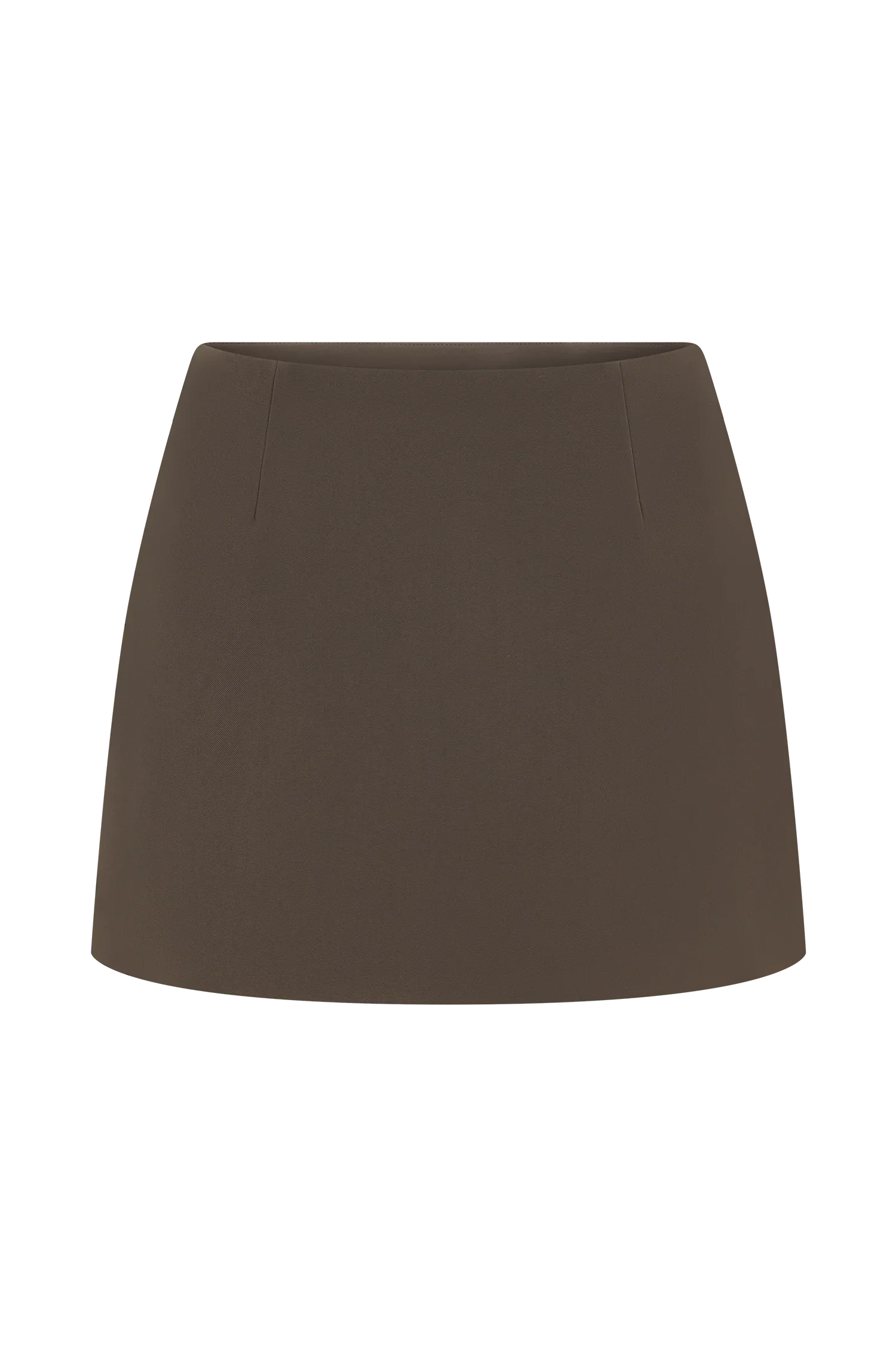 Effy Suiting Mini Skirt Cacao Brown