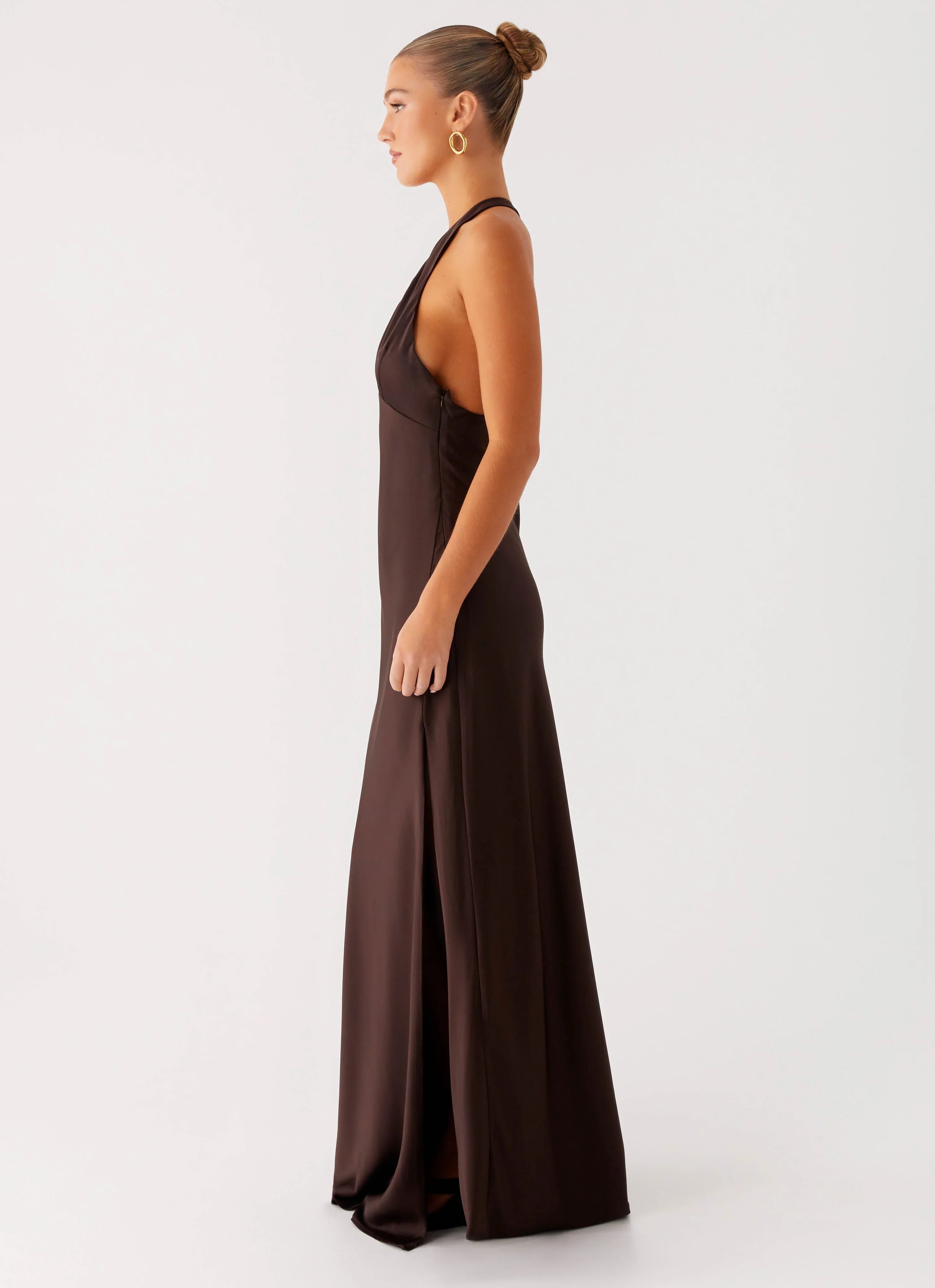 Angie Maxi Dress Chocolate