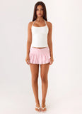 Aspyn Mini Skort Pink
