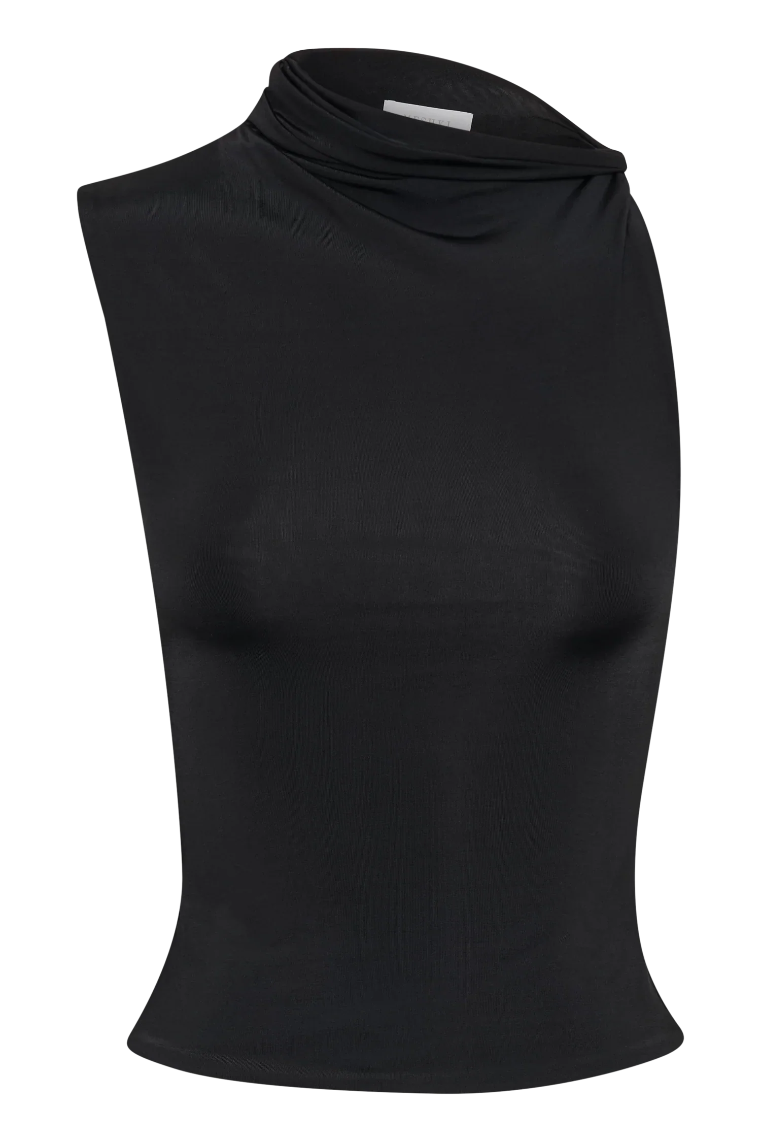 Hadleigh Sleeveless Slinky Top Black