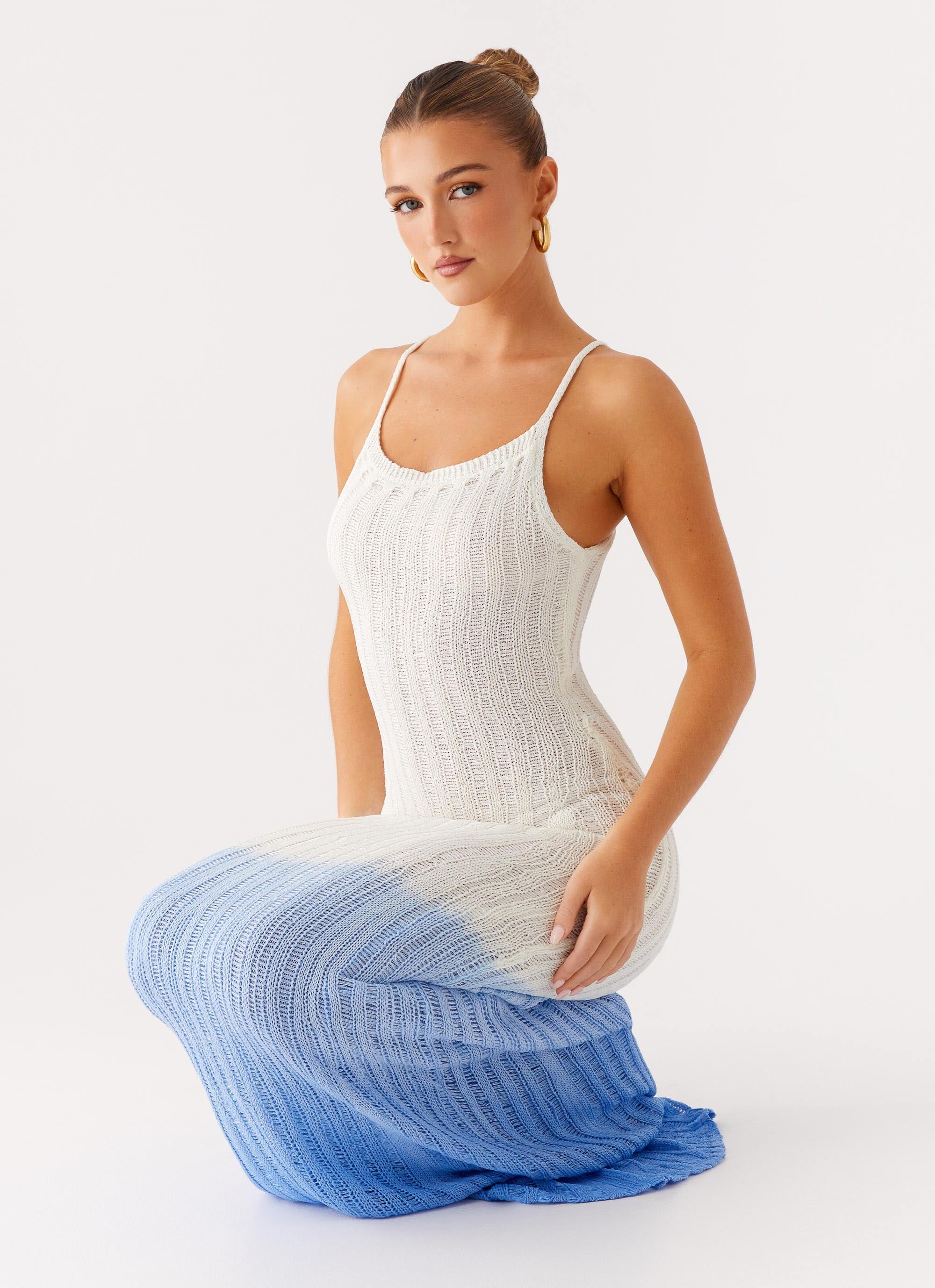 Kiki Maxi Dress Ombre Blue