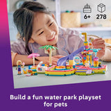LEGO Friends Fun Water Park Day 42676 Building Toys for Girls Boys Ages 6 Playset W 2 Minidolls 4 Animal Figures 278 pieces Gift for Birthdays