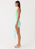 Vedetta Mini Dress Aqua
