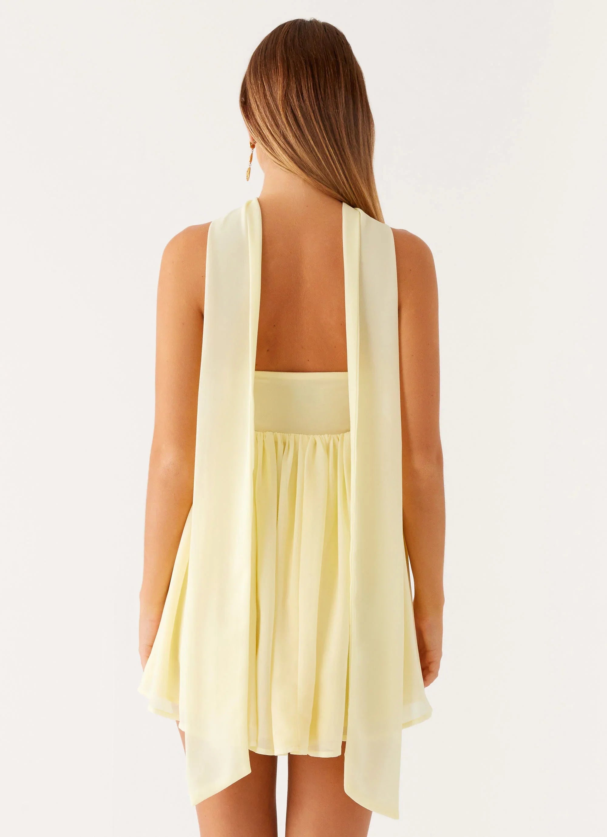 Saturn Mini Dress Yellow