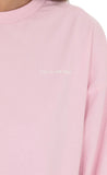 LA Graphic Crewneck Shirt in Pink