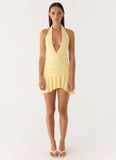 Renata Mini Dress Lemon