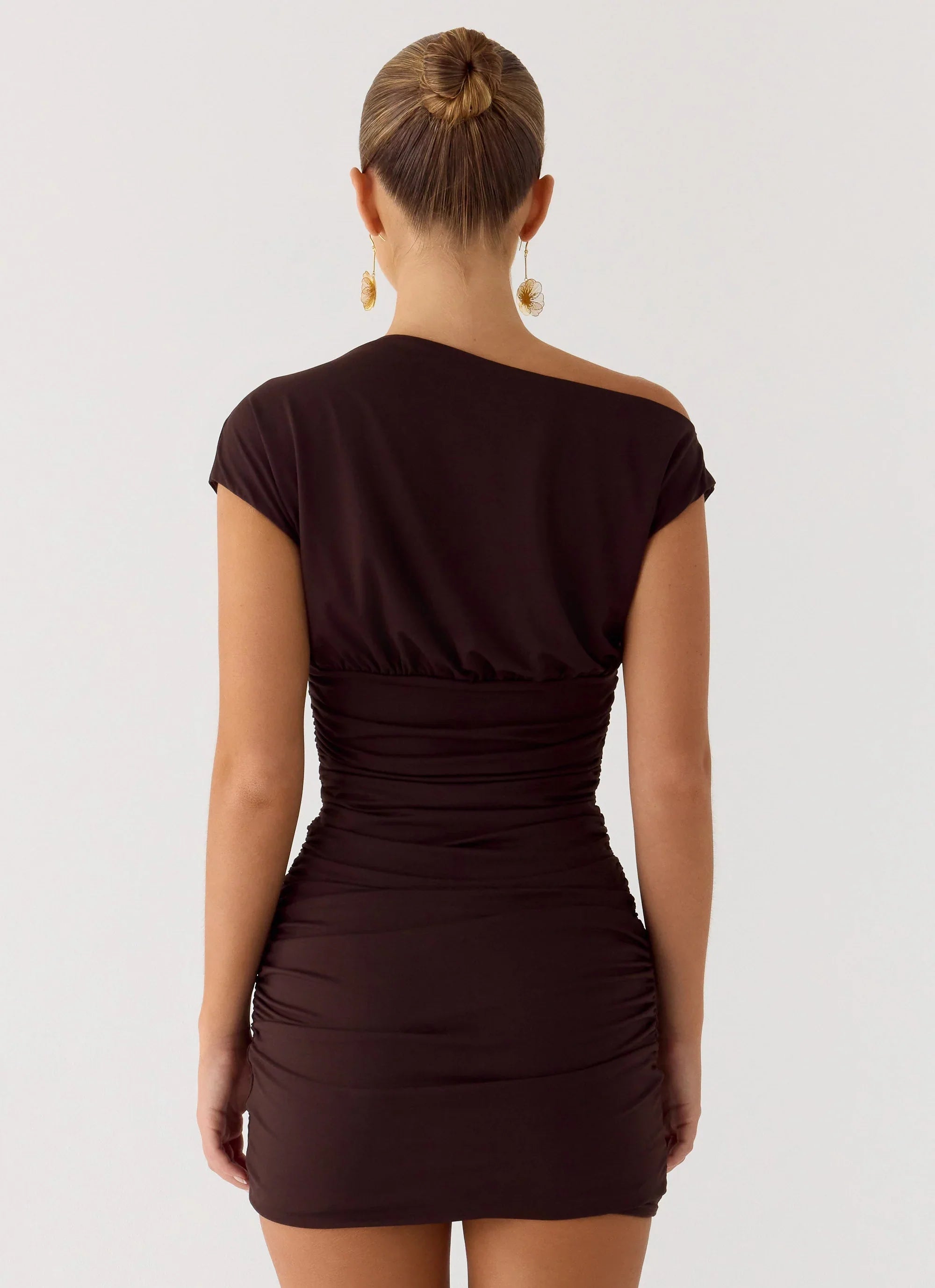 Liana Mini Dress Chocolate