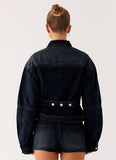 Tropics Denim Jacket Washed Dark Blue