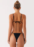 Vada Bikini Top Black