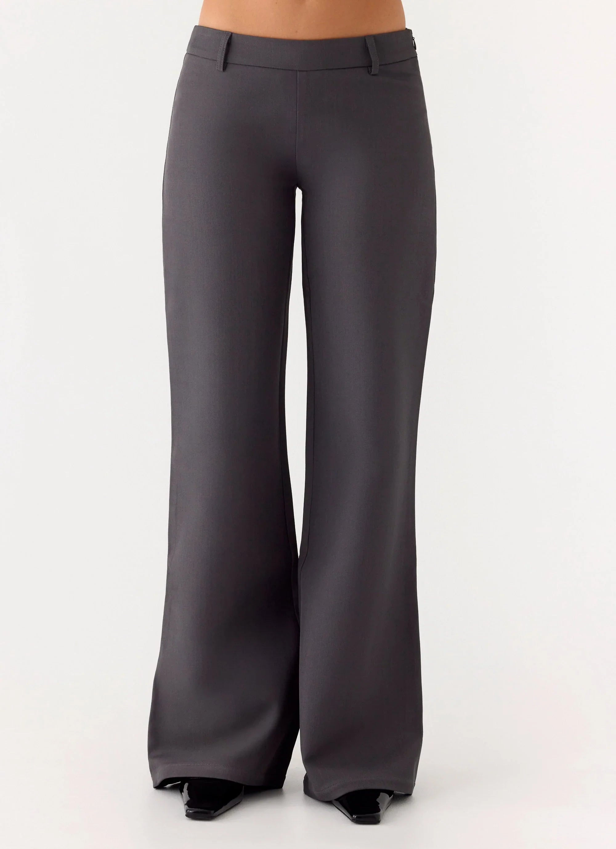Hot as Ice Low Rise Pants Grey