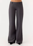 Hot as Ice Low Rise Pants Grey
