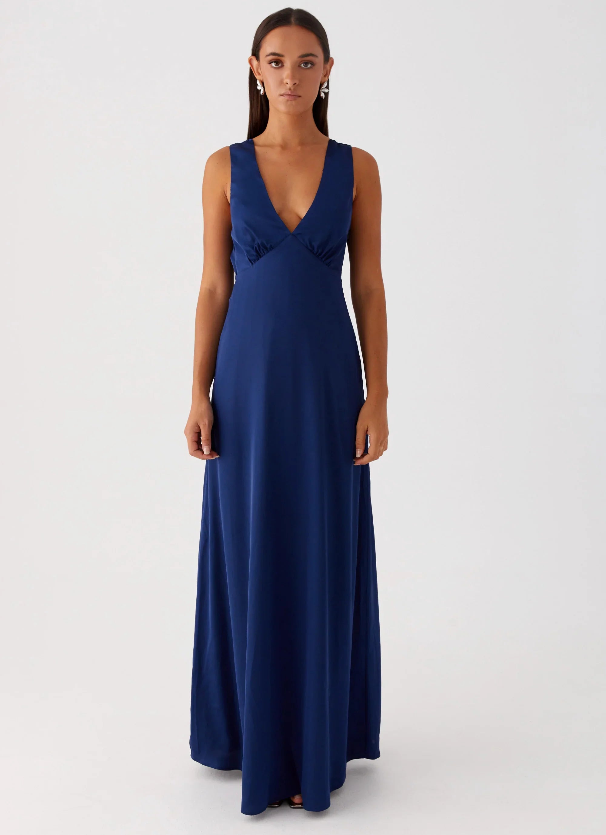 Winnie Cowl Back Maxi Dress Navy