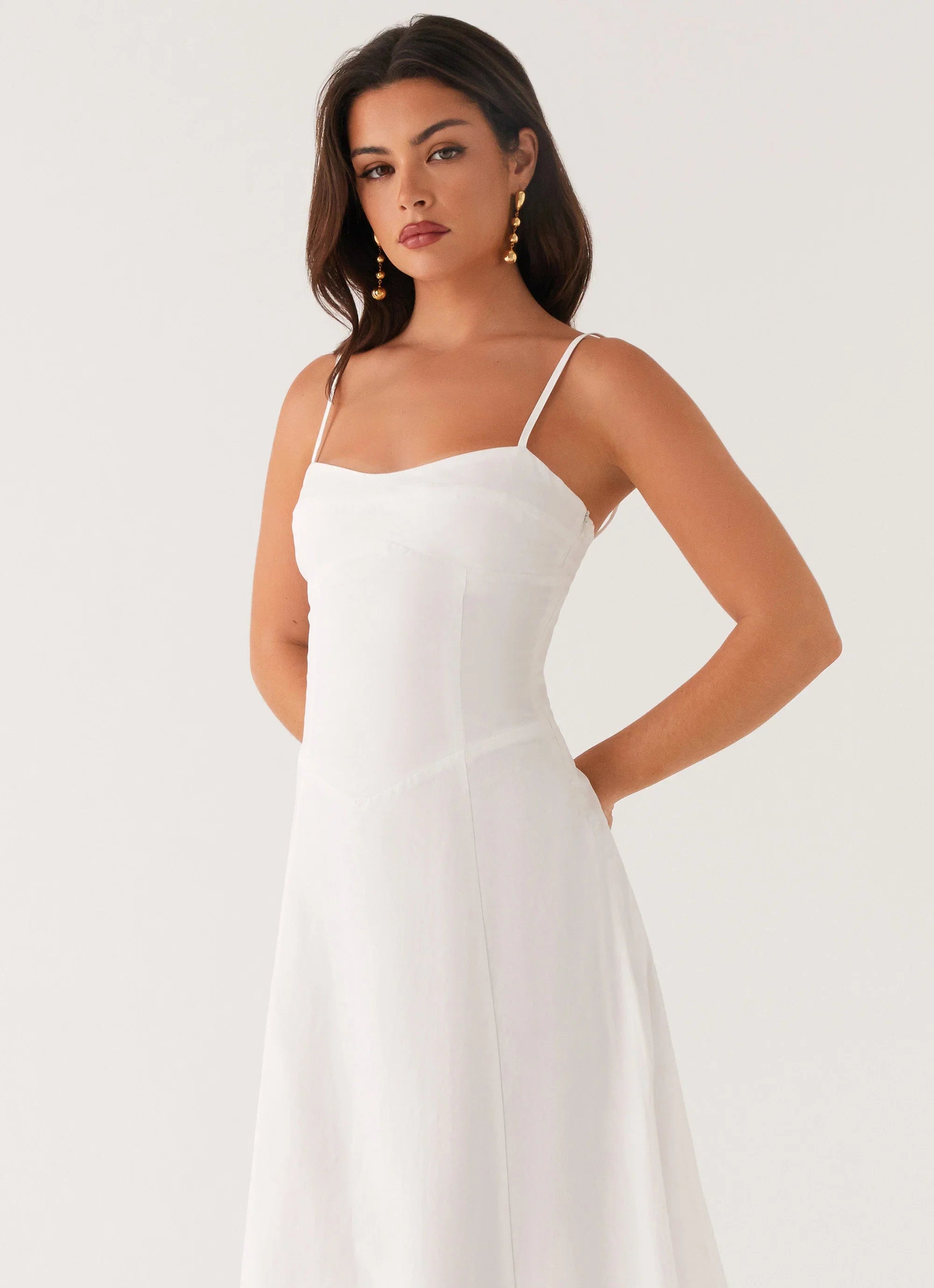 Noosa Midi Dress White