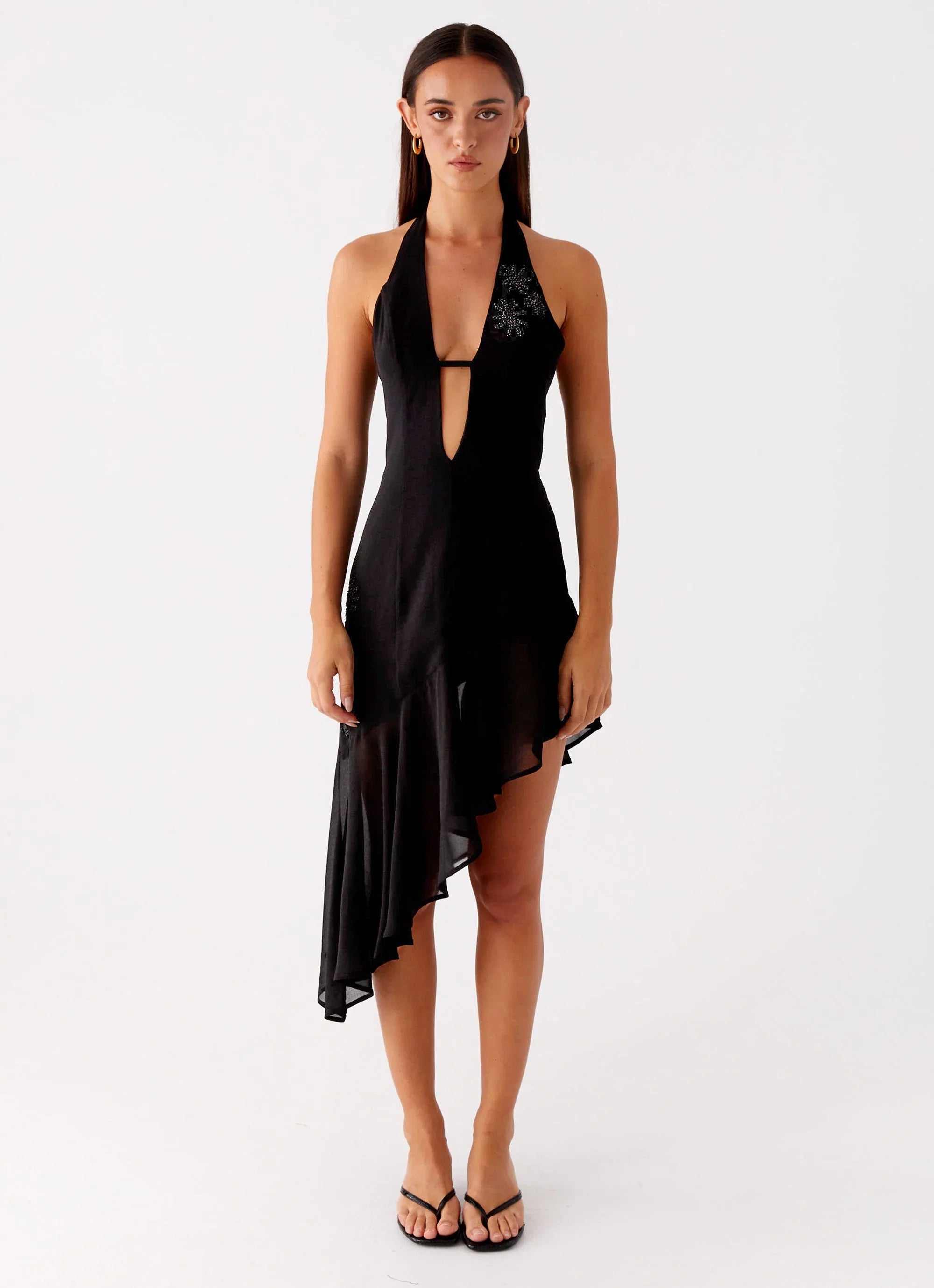 Clean Slate Midi Dress Black