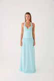 Soneva Corset Maxi Dress Aqua