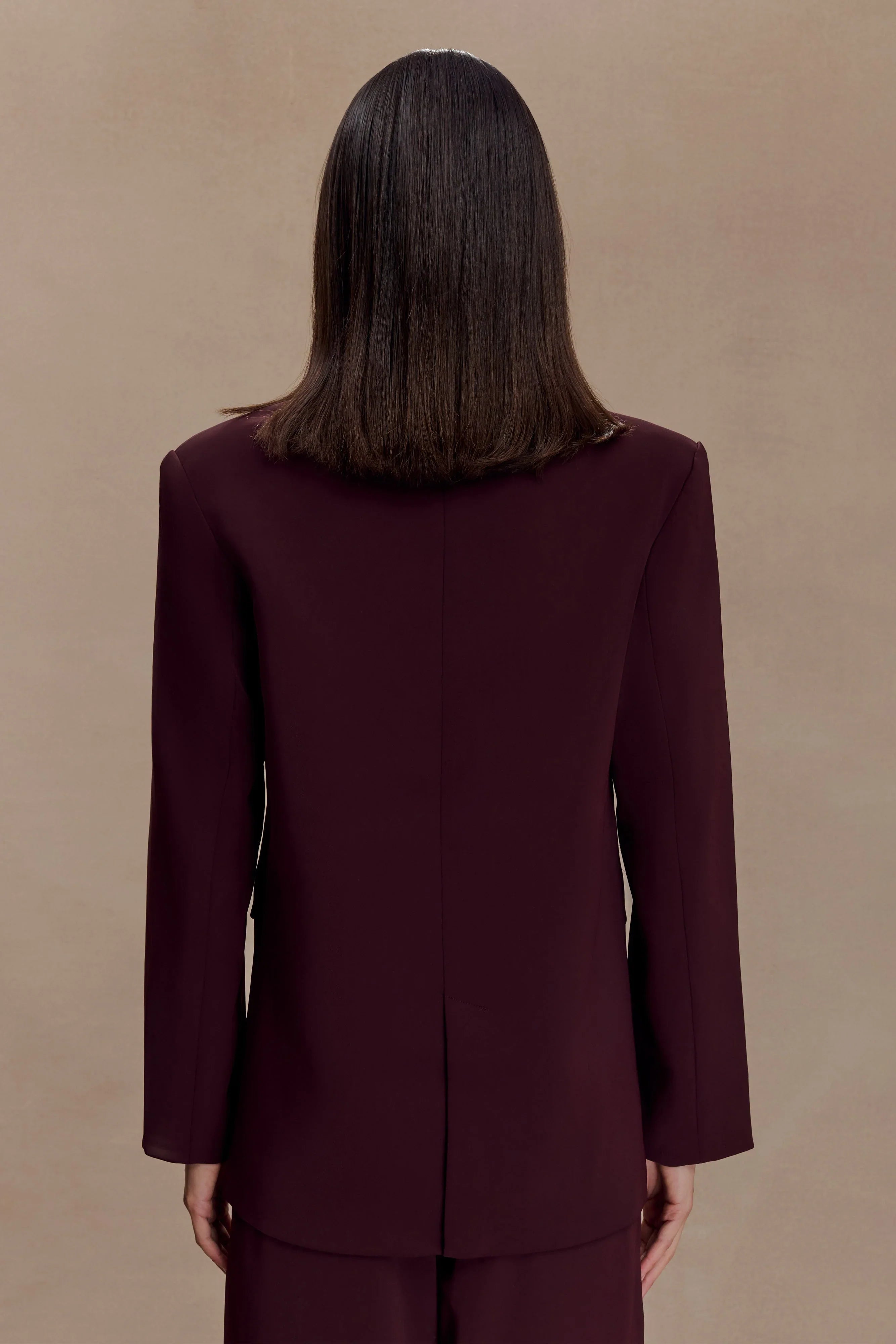 Mateo Oversized Blazer Mahogany