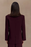 Mateo Oversized Blazer Mahogany