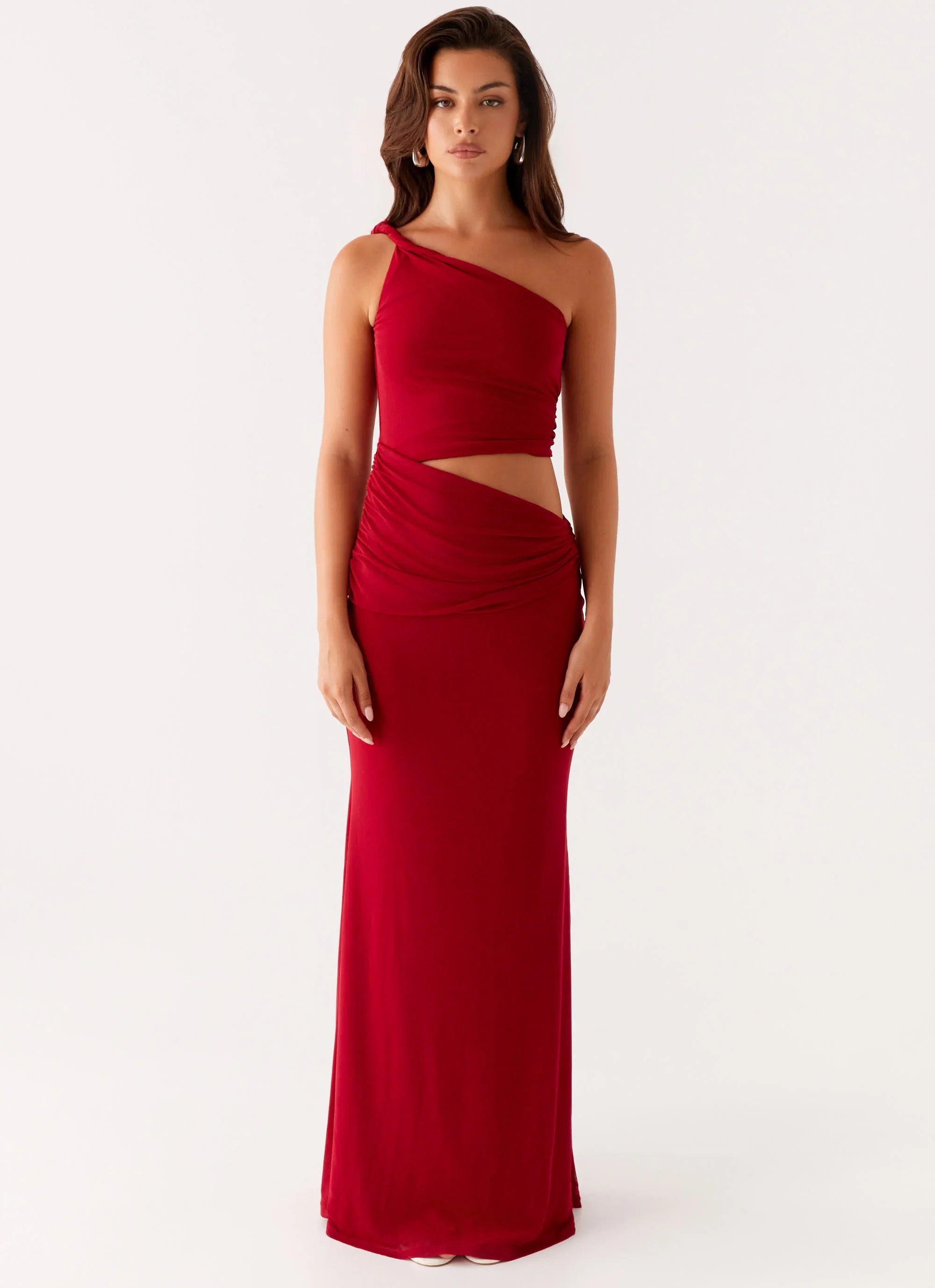 Three Wishes Maxi Dress Raspberry