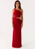 Three Wishes Maxi Dress Raspberry