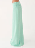 Tillie Maxi Skirt Aqua