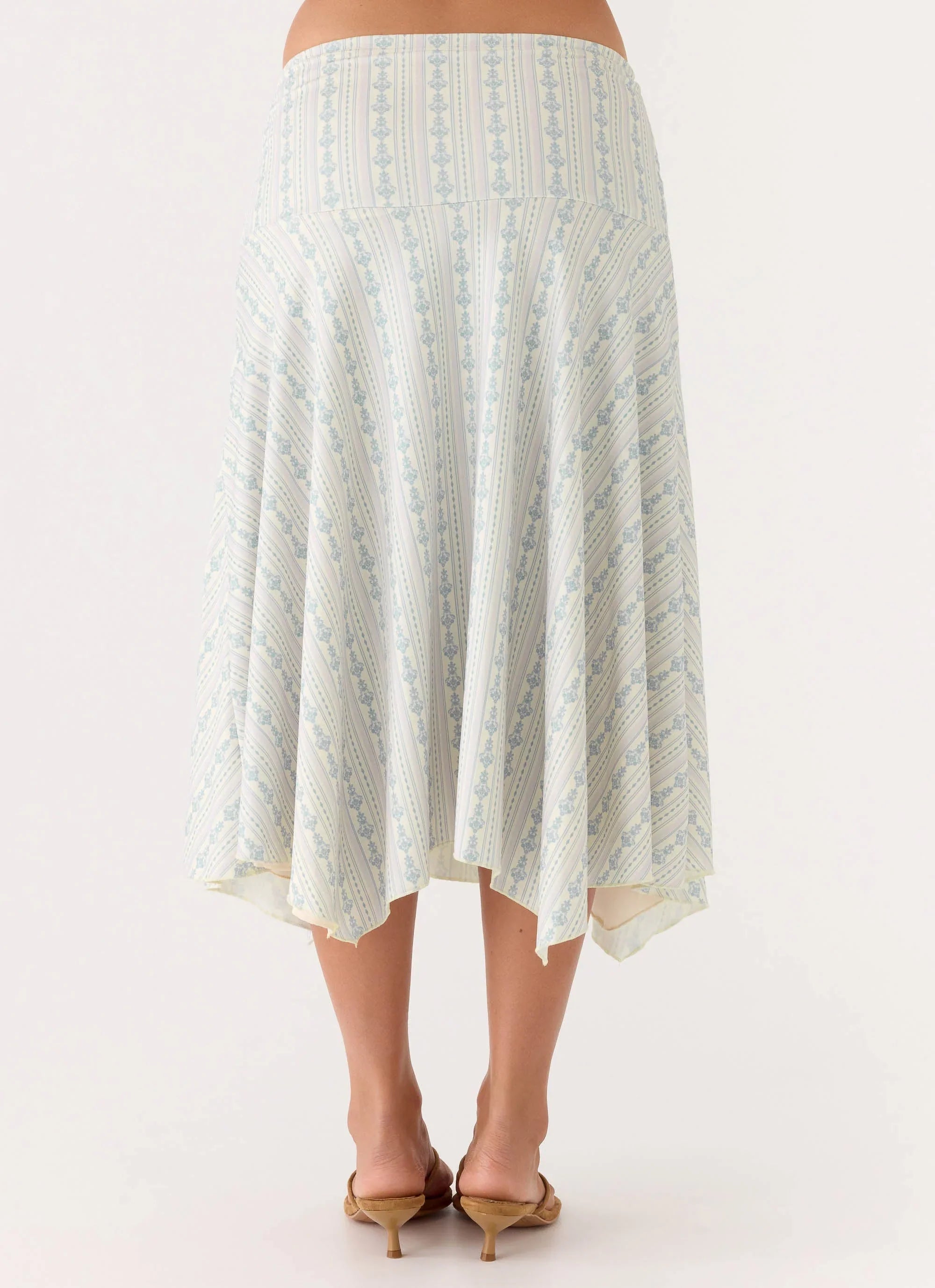 Katta Midi Skirt Vintage Stripe