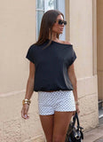 Raeni Off Shoulder Top Black