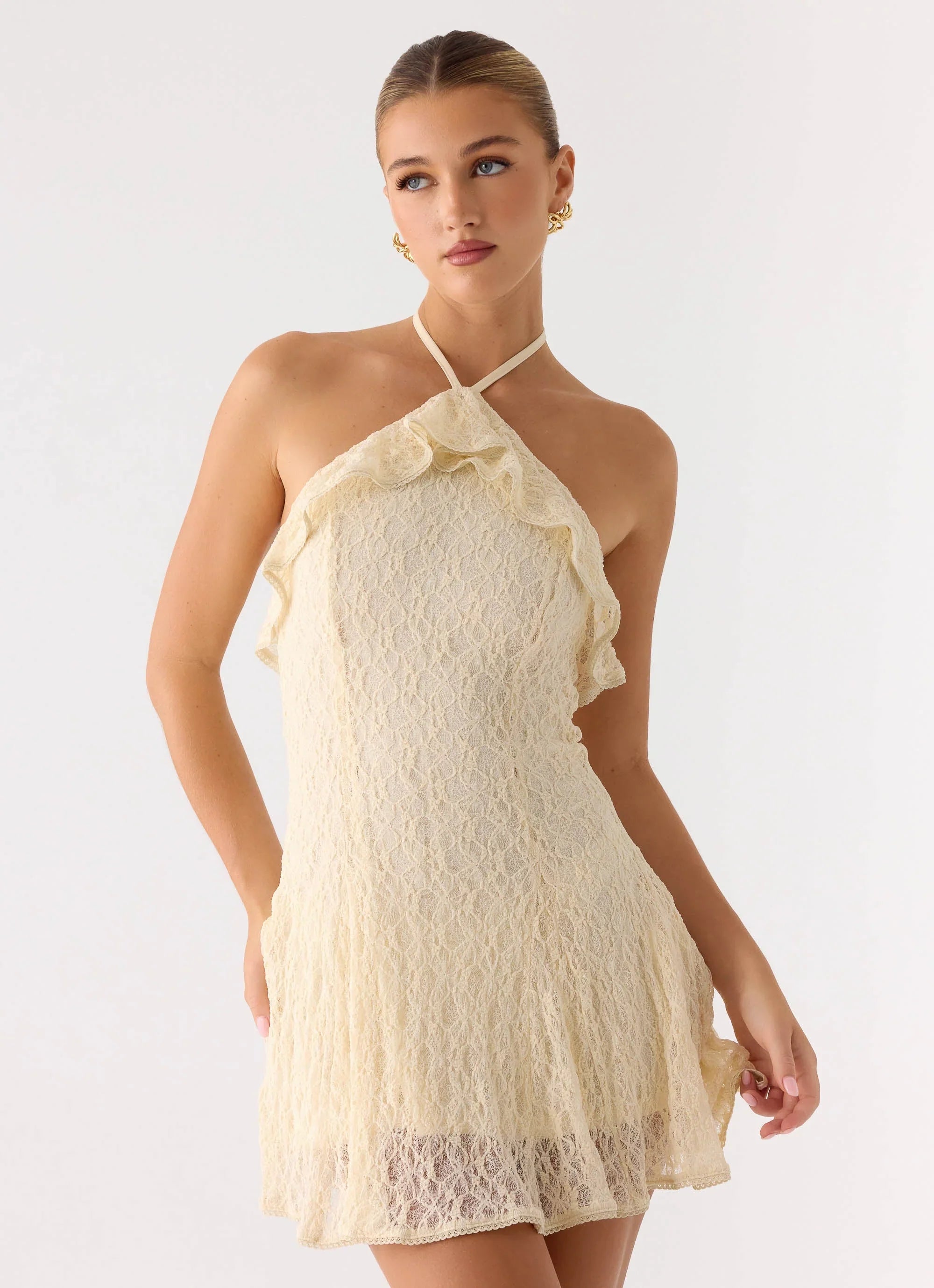 Every Second Mini Dress Ivory