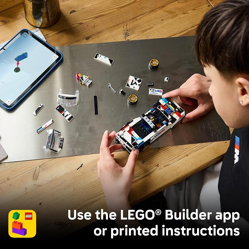 LEGO Speed Champions BMW M3 E30 77263 Building Toy for Boys Girls Ages 9 Detailed Toy Car for Kids Play or Display Model 358 pieces Gift for Birthdays