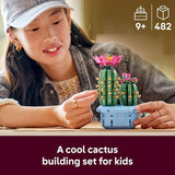 LEGO Botanicals Flowering Cactus 11509 Birthday Gifts for Girls Boys Ages 9 Building Toy Craft Activity Bedroom Desk Decor 482 pieces