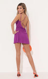 Asymmetrical Dress in Purple