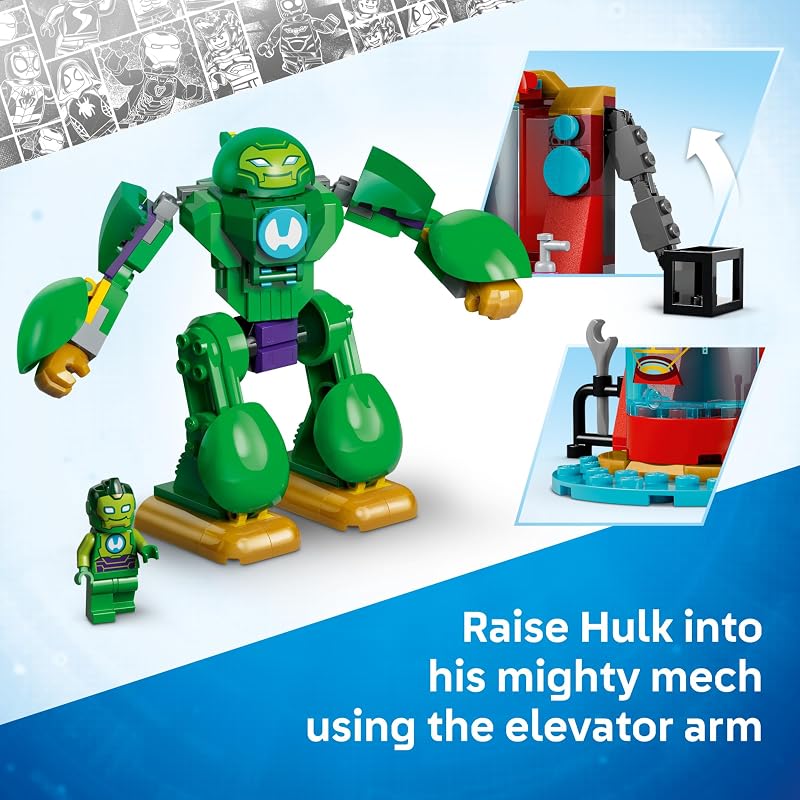 LEGO Marvel Iron Man and His Awesome Friends Loki vs Team Iron Man 11211 Preschool Building Toys for Boys Girls Ages 4 Action Figures Sturdy Build for Pretend Play 204 pieces Gift Idea