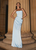 Kalila Corset Maxi Dress Blue